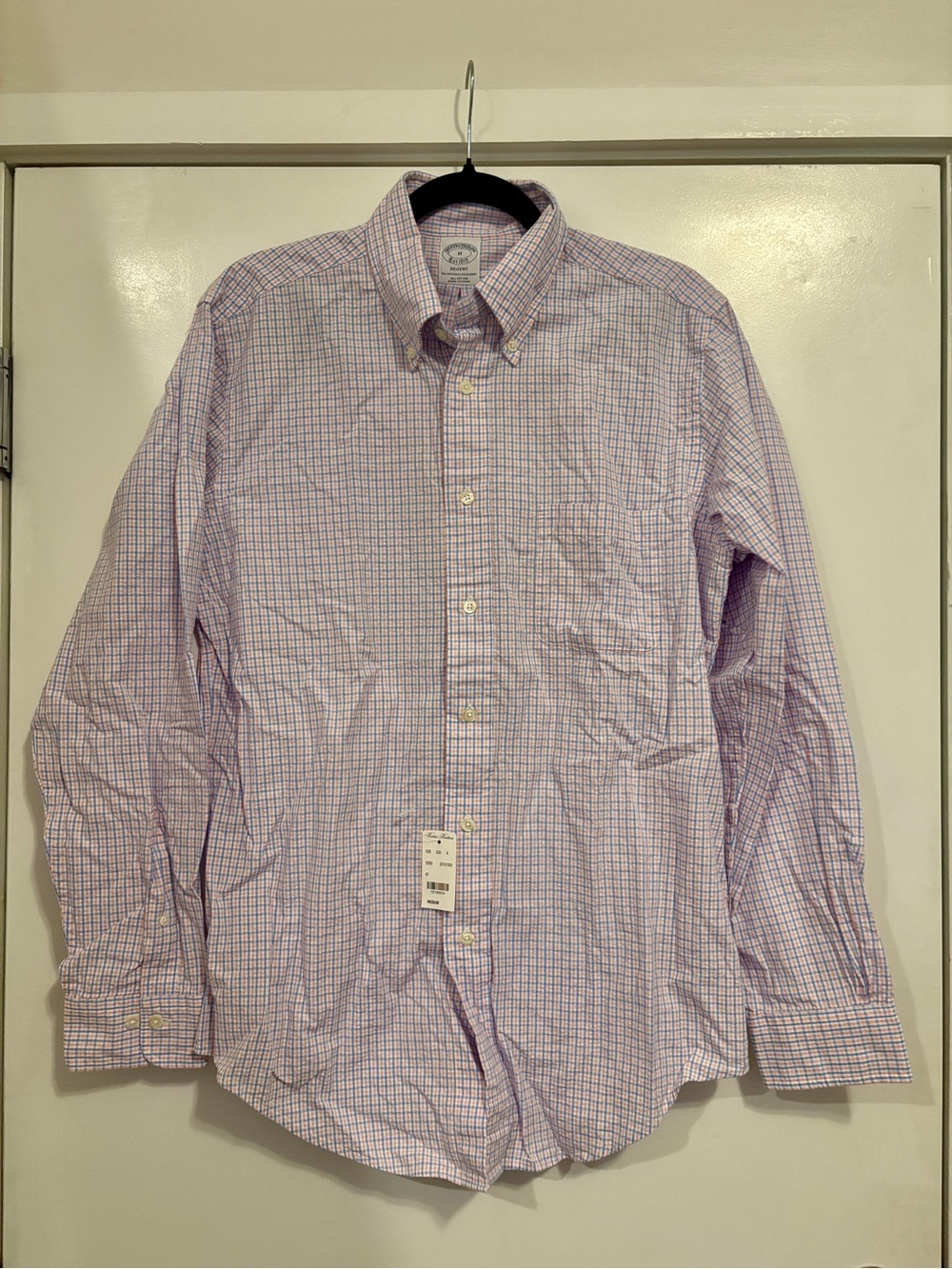 Brooks Brothers Regent-Fit Sport Shirt, Gingham Seersucker